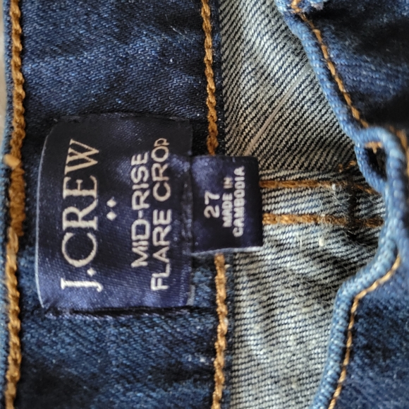 NWT J Crew boot cut cropped jeans. - Picture 2 of 7